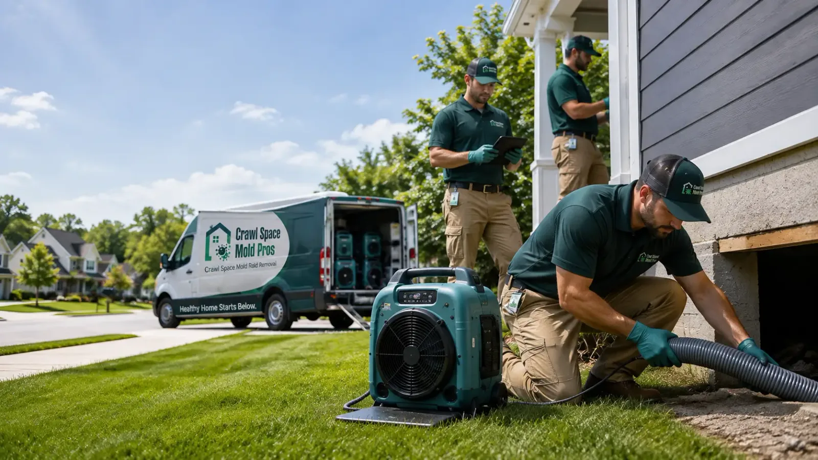 Crawl Space Mold Removal in Huntington, OR